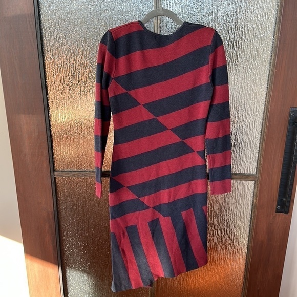 Slate & Willow striped asymmetric dress size Large - Picture 8 of 10